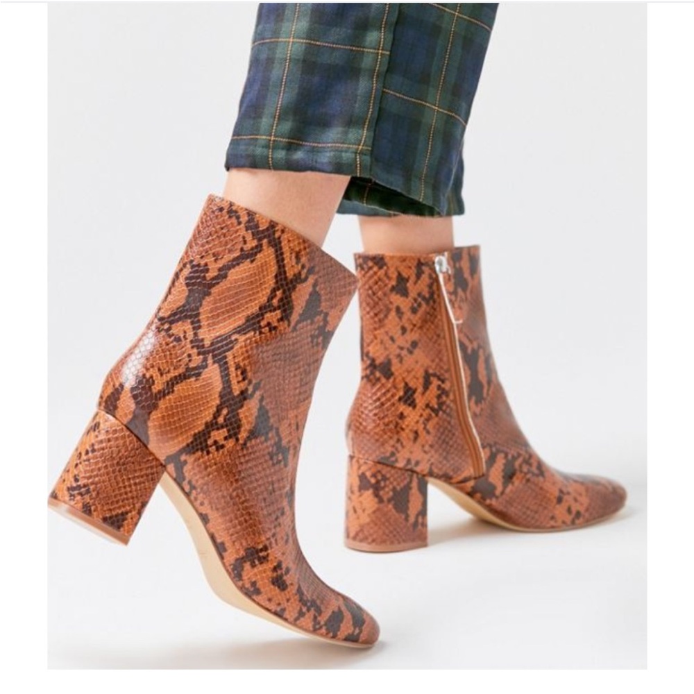 Urban Outfitters Alana Snakeskin Boot